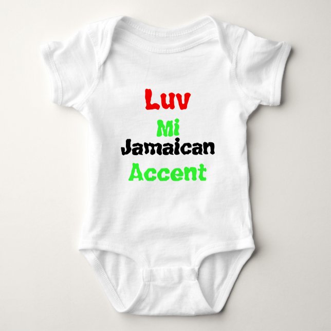 Jamaican baby  t-shirts (Front)
