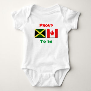 Jamaican/Canadian baby t-shirts