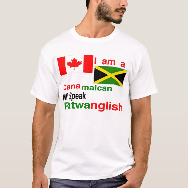 Jamaican canadian men's T-Shirt (Front)