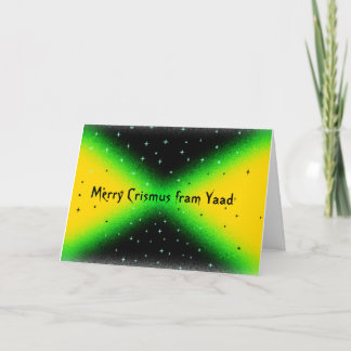 Jamaican Christmas Holiday Card