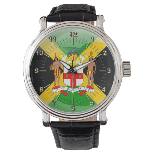Jamaican Coat of arms Watch (Front)