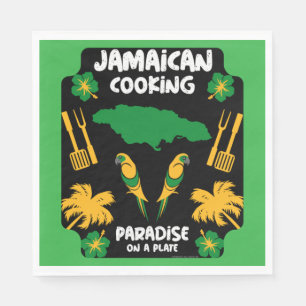 Jamaican Cooking Foodie Gifts Napkin