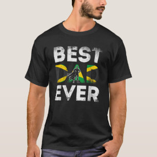 Jamaican Dad Jamaica Father Superhero Hero T-Shirt