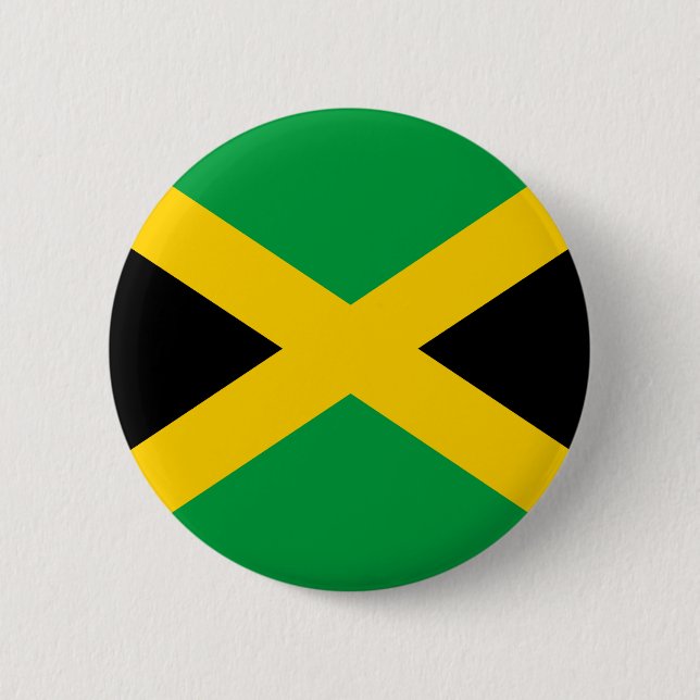 Jamaican Flag 6 Cm Round Badge (Front)