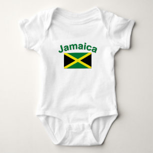 Jamaican Flag Baby Bodysuit