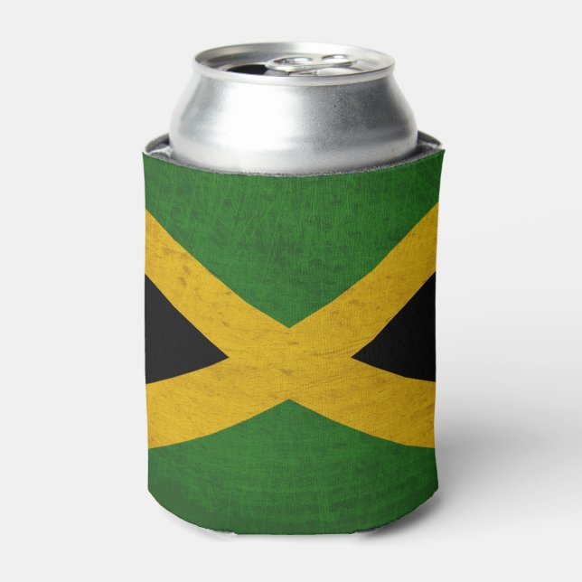 Jamaican Flag Can Cooler (Can Front)