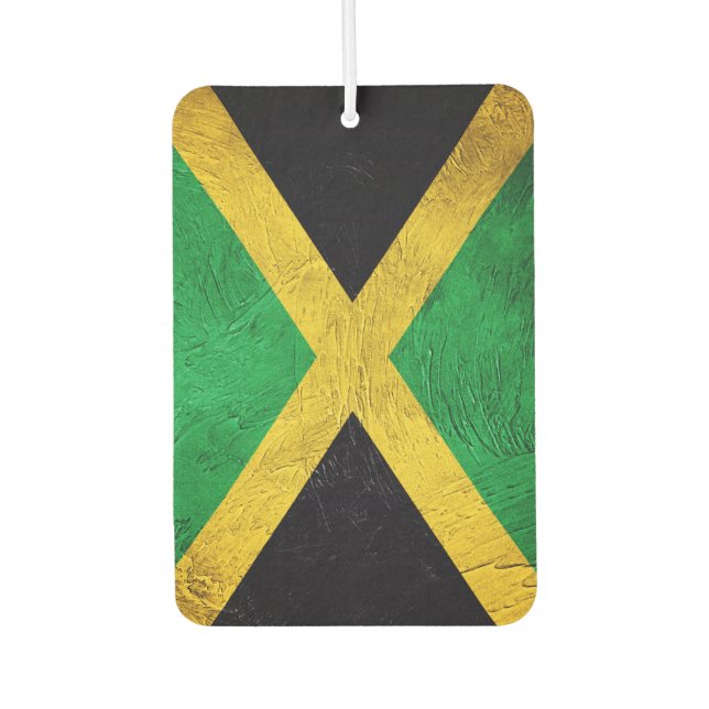 Jamaican Flag Car Air Freshener (Front)