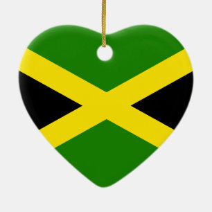 Jamaican Flag Ceramic Ornament