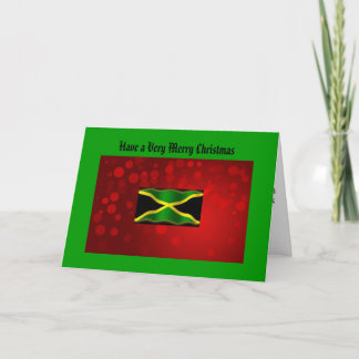 Jamaican Flag Christmas Card