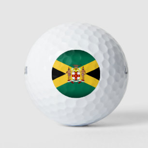 Jamaican Flag/ Coat of Arms Golf Balls