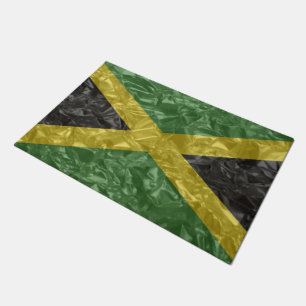 Jamaican Flag - Crinkled Doormat