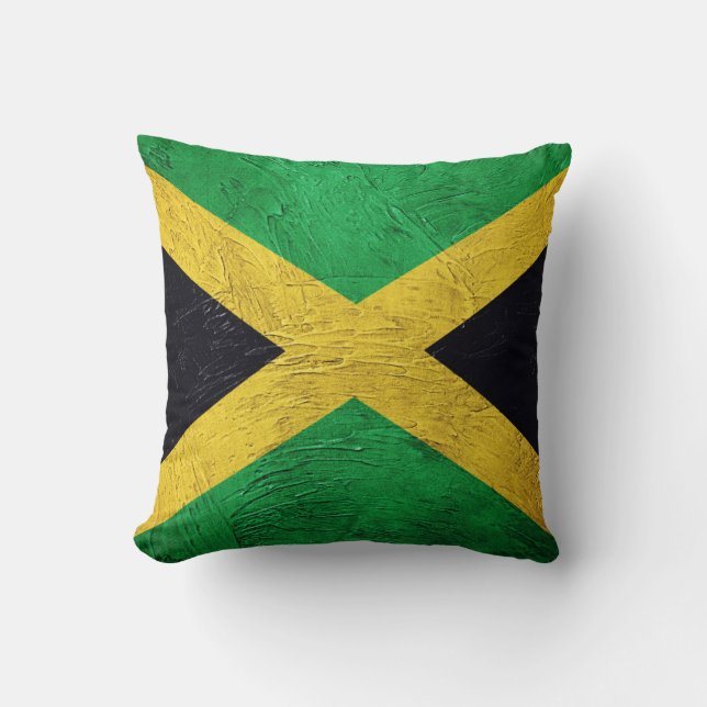 Jamaican Flag Cushion (Front)