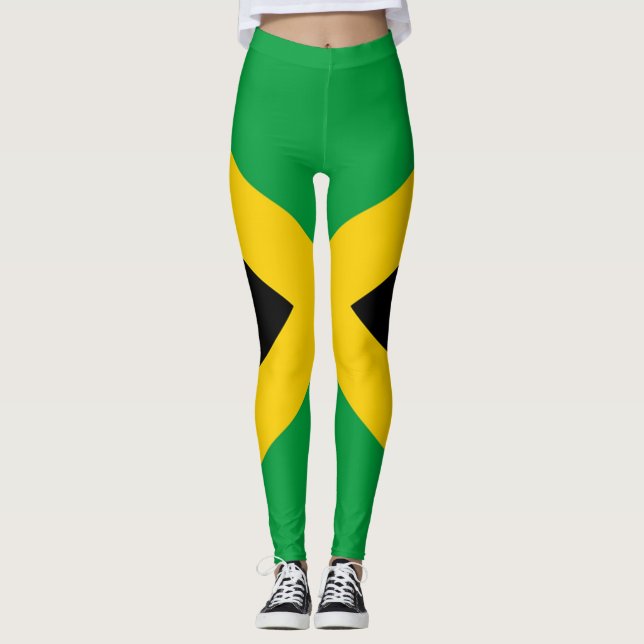 Jamaican Flag full II Leggings (Front)