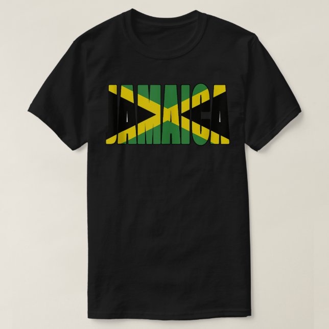 Jamaican Flag Gift T-Shirt (Design Front)