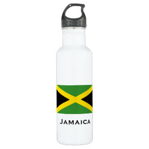 Jamaican Flag Green Yellow Black Jamaica 710 Ml Water Bottle