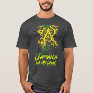 Jamaican Flag Jamaica It`s In My Veins Men Women K T-Shirt