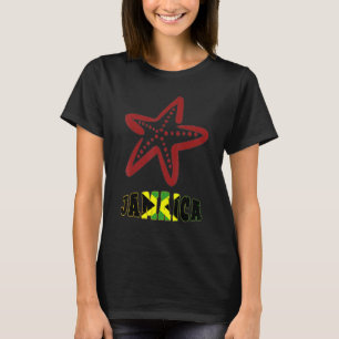 Jamaican Flag Jamaica Sea Star Men Women Kids 1 T-Shirt