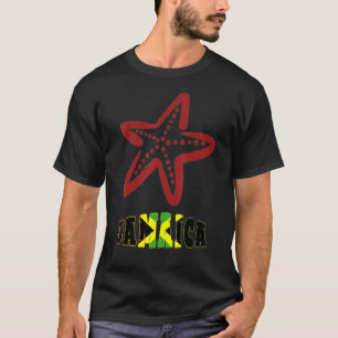 Jamaican Flag Jamaica Sea Star Men Women Kids 1 T-Shirt