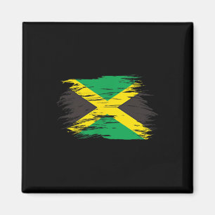 Jamaican Flag Jamaica Souvenir Love Travel Vacatio Magnet