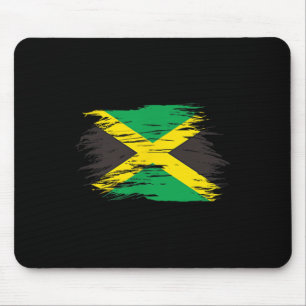 Jamaican Flag Jamaica Souvenir Love Travel Vacatio Mouse Pad