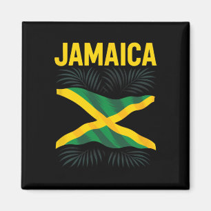 Jamaican Flag Jamaica Souvenir Travel Vacation  Magnet
