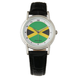 Jamaican Flag & Jamaica trendy fashion /design Watch