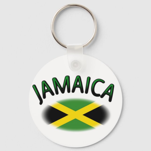 Jamaican Flag Key Ring (Front)
