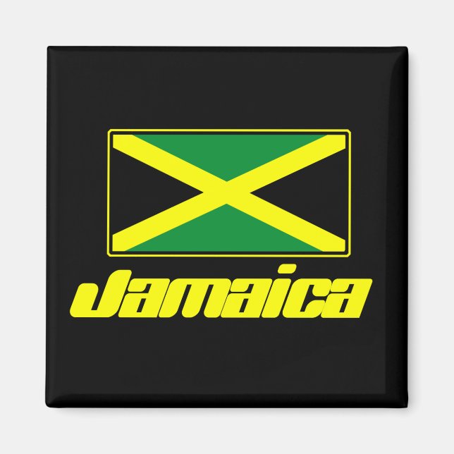 Jamaican Flag Magnet (Front)