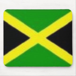 Jamaican flag mouse pad