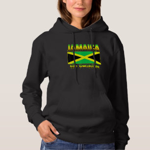 Jamaican Flag Of Jamaica Caribbean Island No Probl Hoodie
