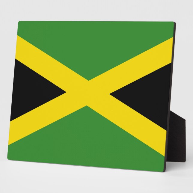 Jamaican Flag Plaque (Side)