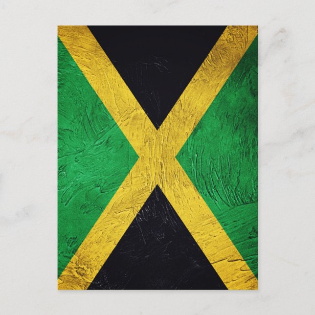 Jamaican Flag  Postcard (Front)