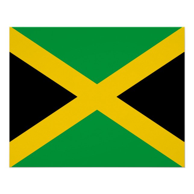 Jamaican Flag Poster (Front)