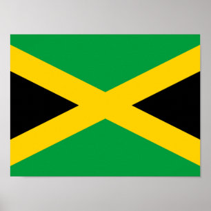 Jamaican Flag Poster