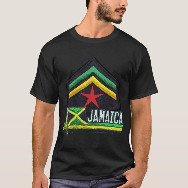 Jamaican Flag Rasta T-shirt (Front)