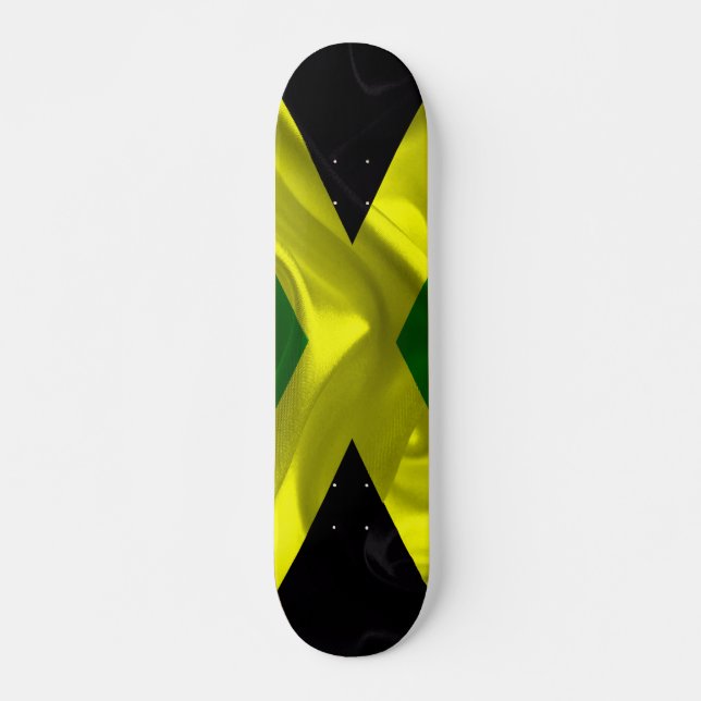 Jamaican flag skateboard (Front)