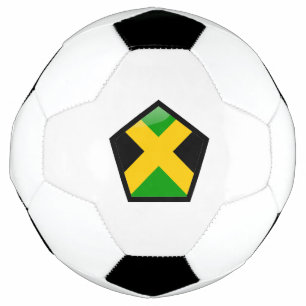 Jamaican flag soccer ball