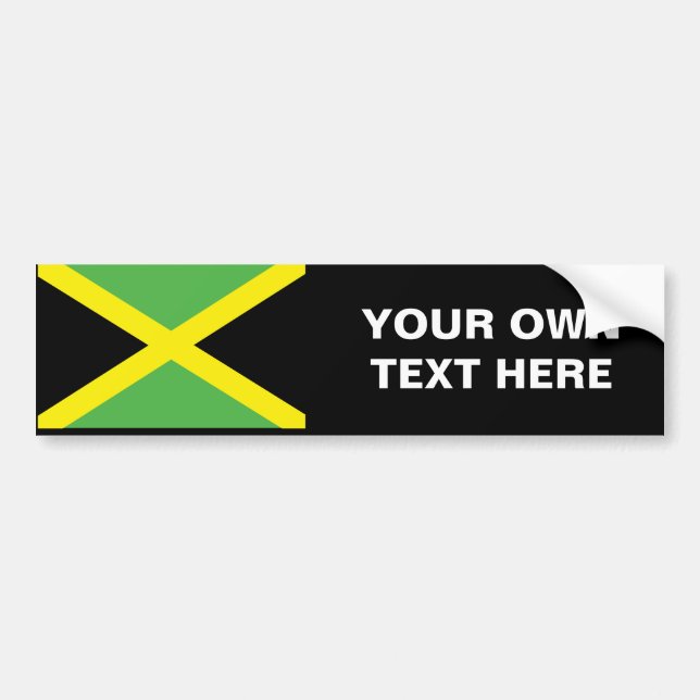 Jamaican Flag T-shirts and Gifts Bumper Sticker (Front)