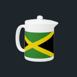 Jamaican Flag Teapot<br><div class="desc">Infuse your tea time with a touch of Jamaican pride using our exclusive teapot featuring the flag of Jamaica! Crafted with meticulous attention to detail, this teapot is more than just a functional item; it’s a celebration of Jamaica’s vibrant culture and heritage. The striking design prominently displays the iconic Jamaican...</div>