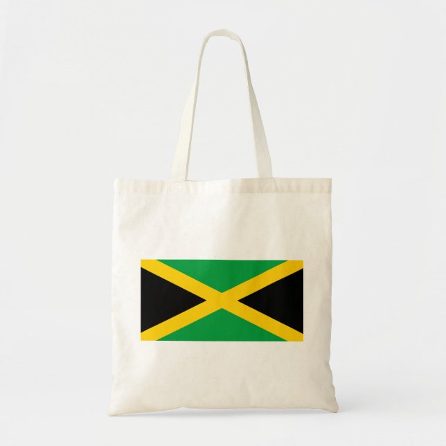 Jamaican Flag Tote Bag (Front)
