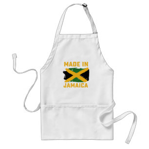 Jamaican flag tshirt standard apron