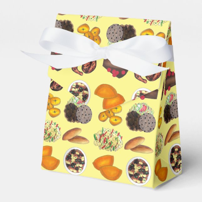 Jamaican Foods Caribbean Island Cuisine Cooking Favour Box (Front Side)