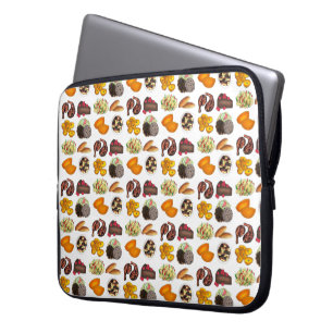 Jamaican Foods Caribbean Island Cuisine Print Laptop Sleeve