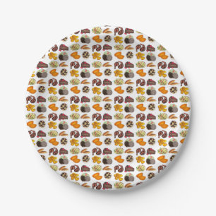 Jamaican Foods Caribbean Island Cuisine Print Paper Plate