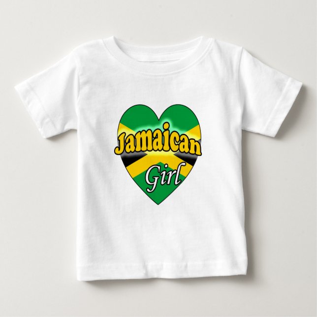 Jamaican Girl Baby T-Shirt (Front)