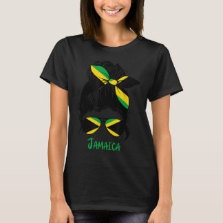 Jamaican Girl Jamaica girl Jamaica woman flag T-Shirt