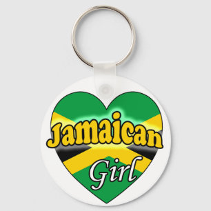 Jamaican Girl Key Ring