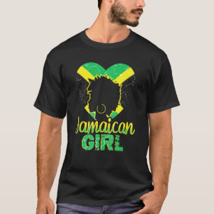 Jamaican Girl Proud Jamaica Women Vintage Jamaica T-Shirt