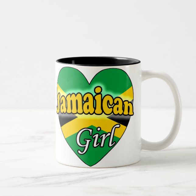 Jamaican Girl Two-Tone Coffee Mug (Right)