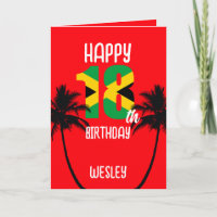 Jamaican Happy 18th Birthday